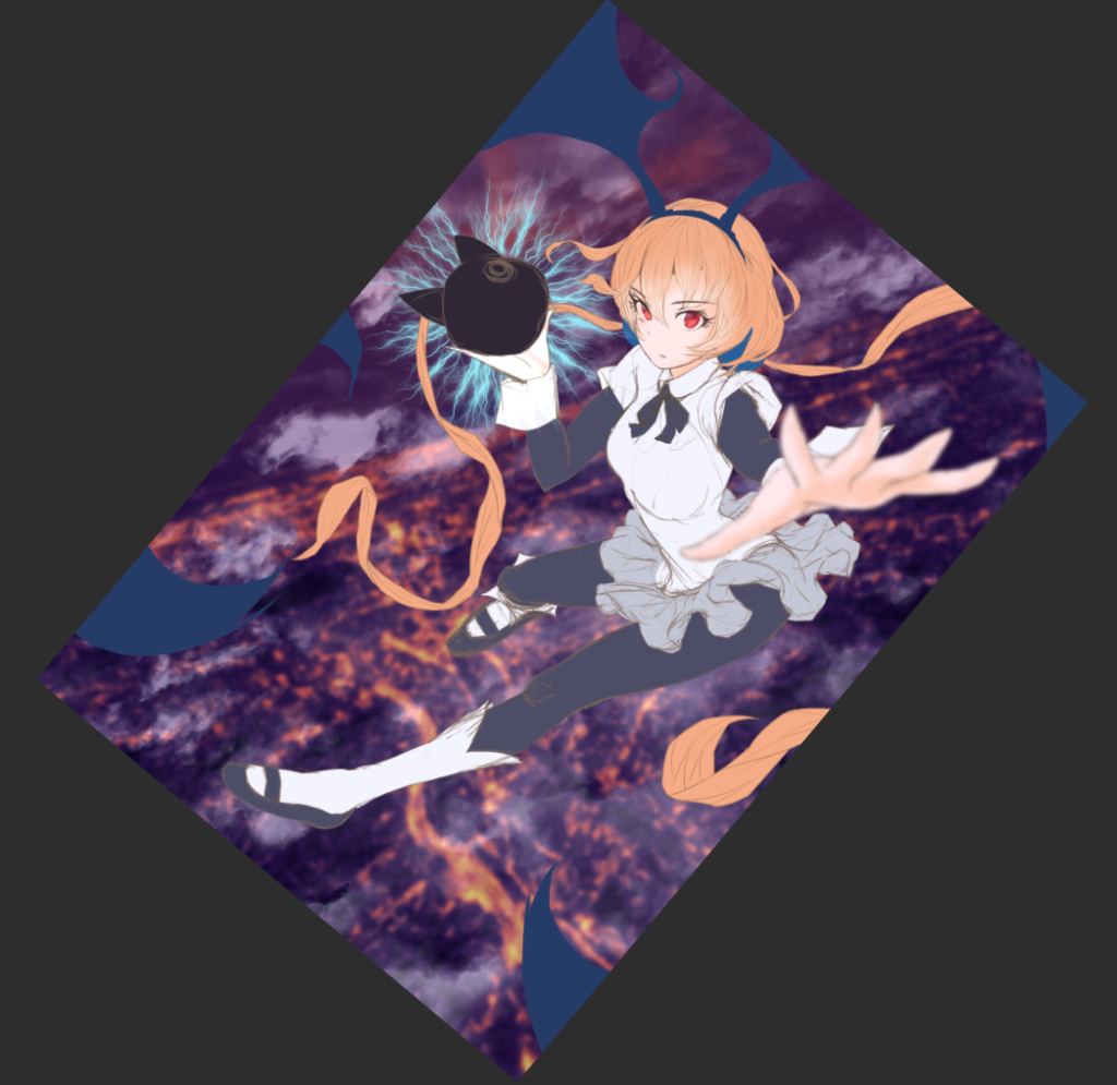 Alisa Southerncrossファンアート メイキング ２ らぶきゃら