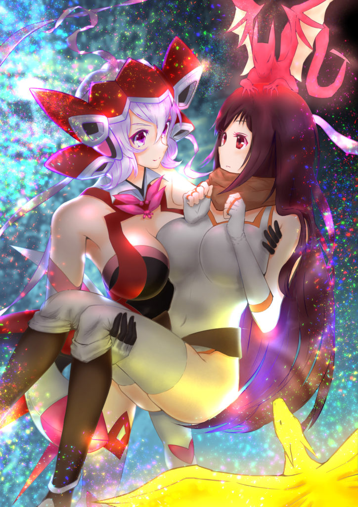 kuro, chris and two dragons