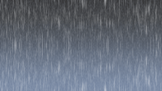 雨のアニメ＋グラデ背景（大雨）
